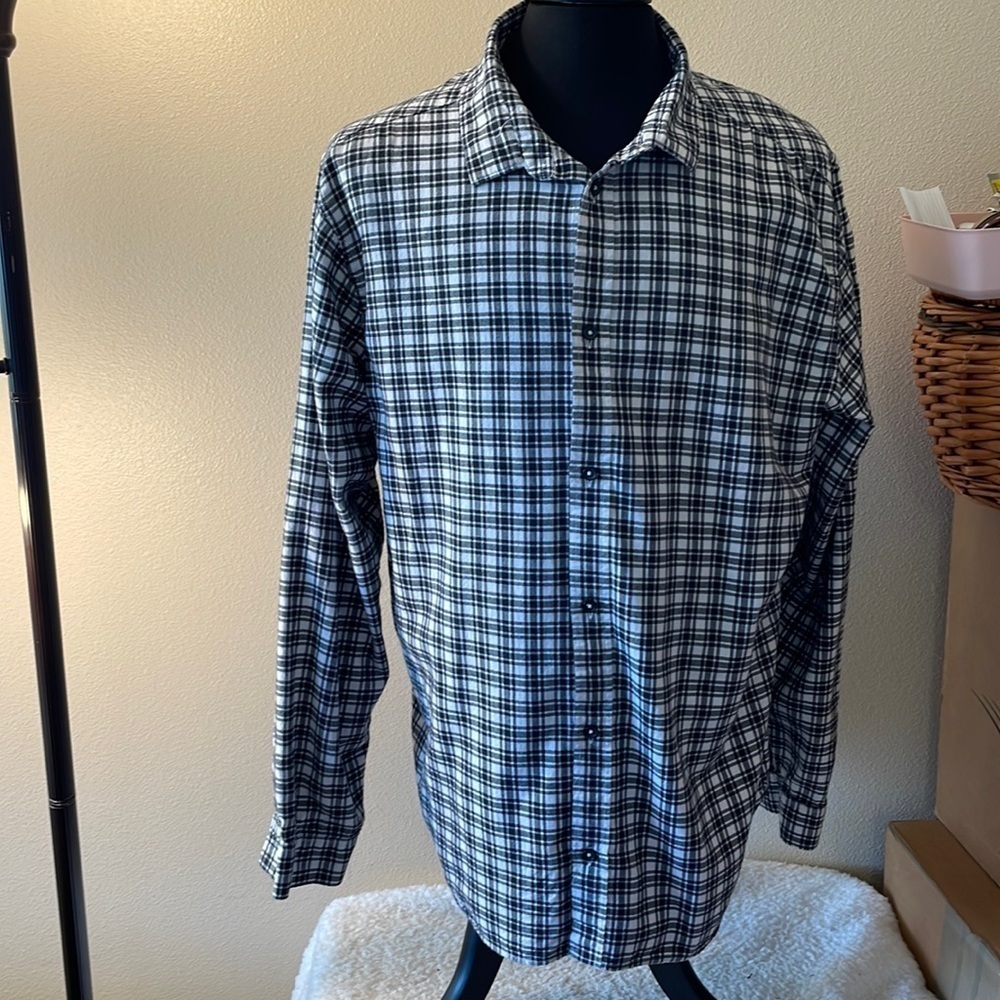 Rvca Slim Fit Long Sleeve Shirt Size XXL